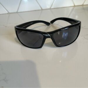 Bolle Black Wraparound Sunglasses